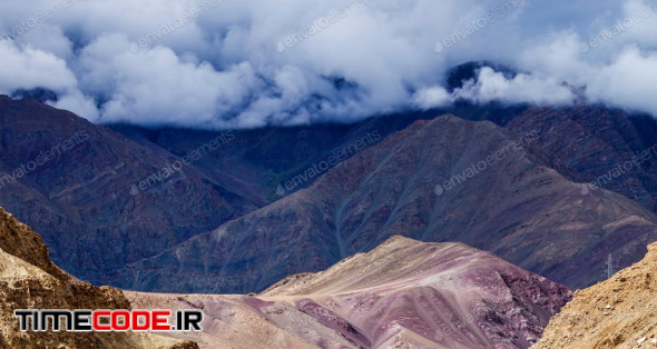 Srinagar Leh National Highway NH-1 In Himalayas. Ladakh, India
