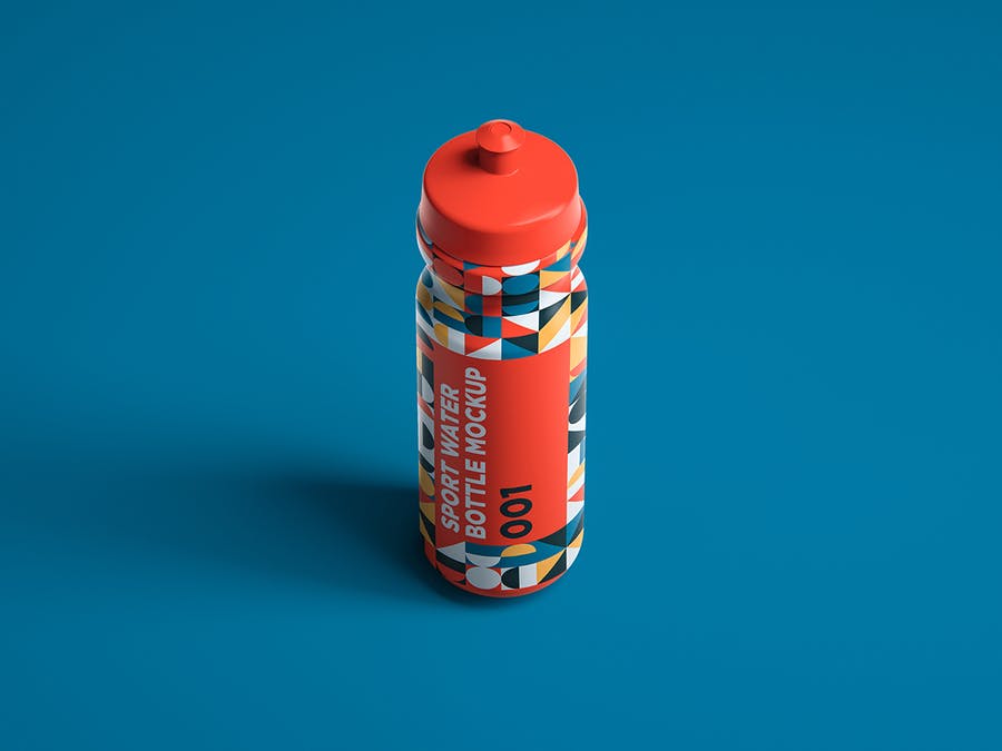 Sport Water Bottle Mockup 001