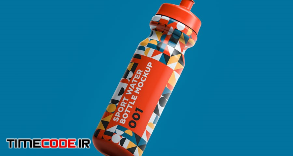 Sport Water Bottle Mockup 001
