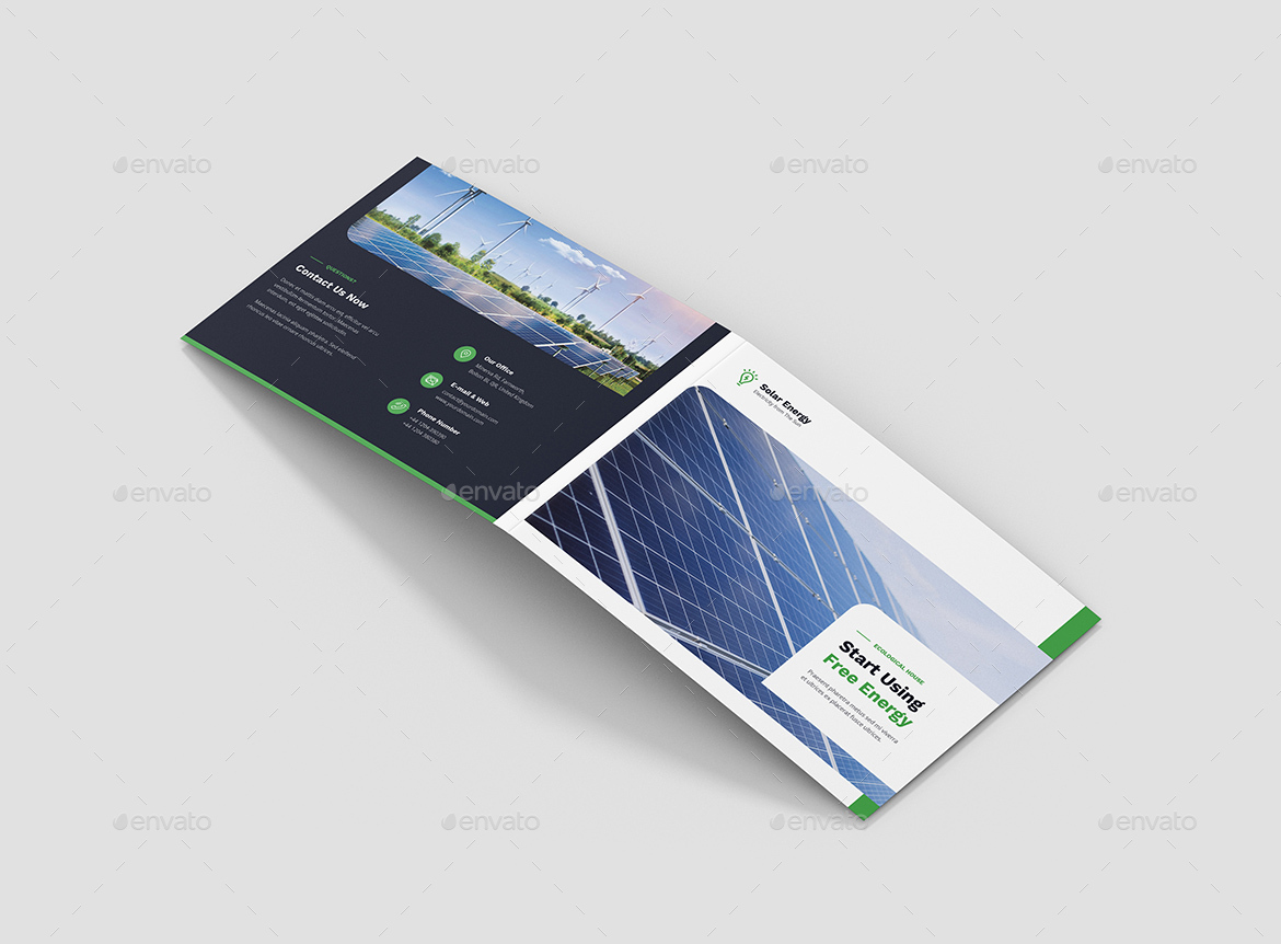 Solar Energy – Brochures Bundle Print Templates 7 In 1