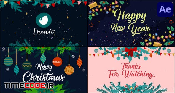  New Year Greetings Slideshow | After Effects 