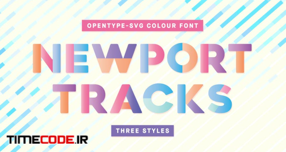 Newport Tracks - Colour Font