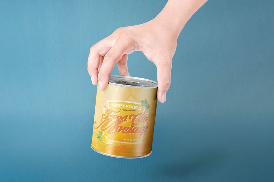 5 Can Packaging Mockups