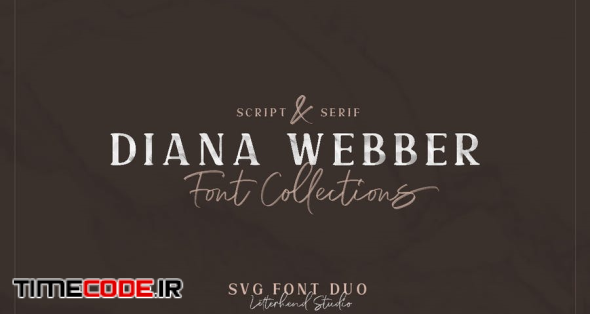 Diana Webber - SVG Font Duo
