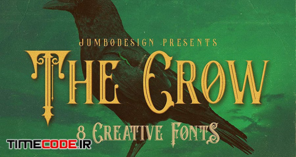 The Crow - Vintage Style Font