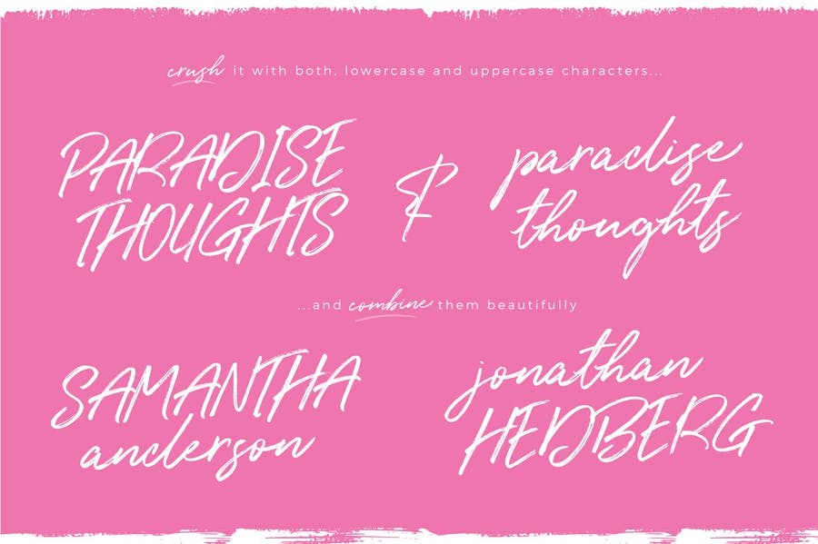 Paradise Thoughts Typeface