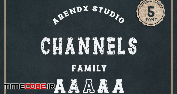 Channels Family Vintage Font