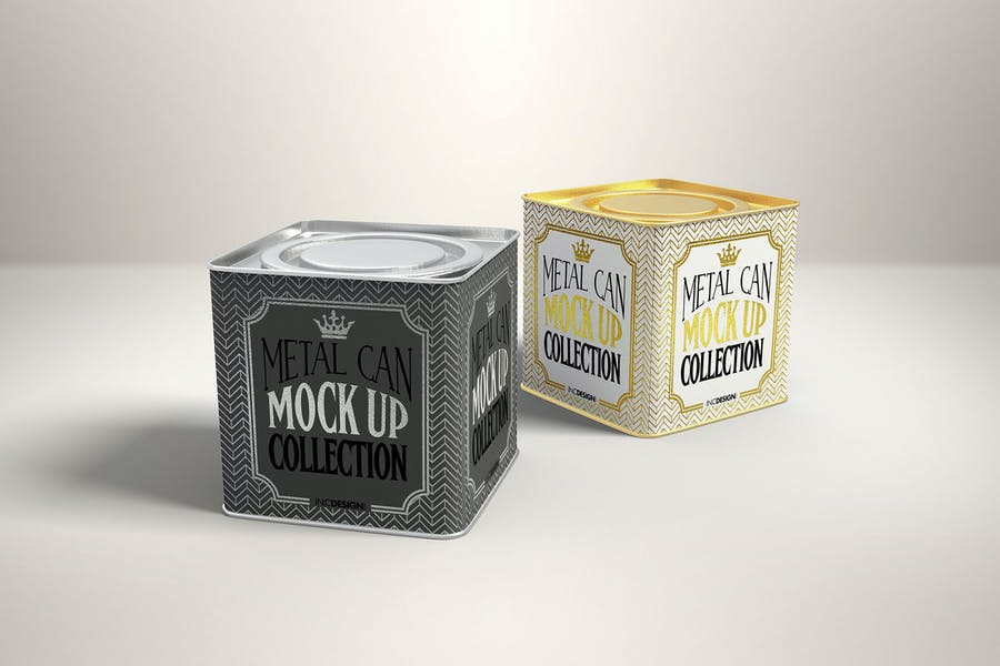 Vol. 2 Metal Can Mockup Collection