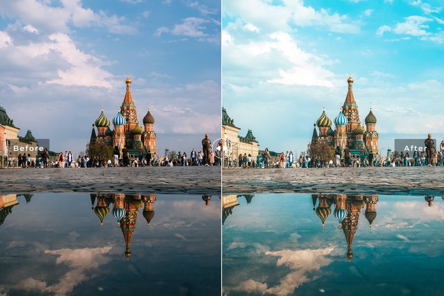Moscow Travel Mobile & Desktop Lightroom Presets