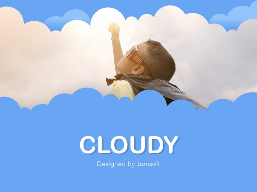 Cloudy PowerPoint Template