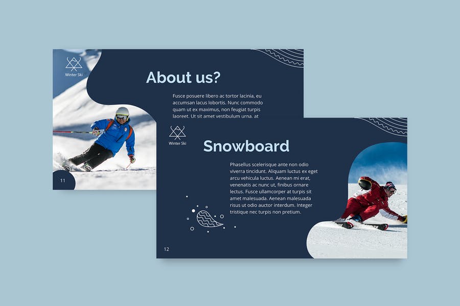 Ski Resort PowerPoint Presentation Template