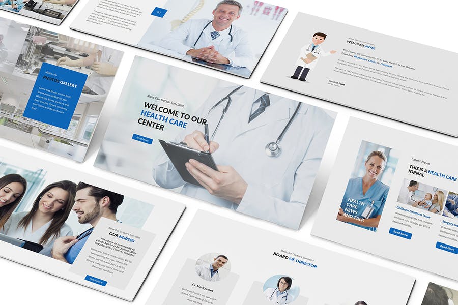 Medical And Health Care Powerpoint Template
