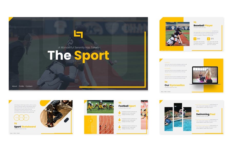 The Sport - Powerpoint Template