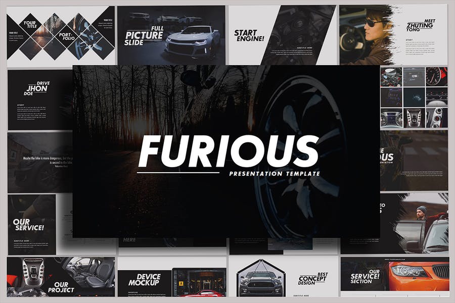 Furious - Sport Powerpoint Template