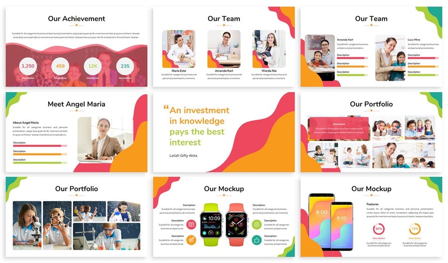 Kids Zone - Playful Powerpoint Template
