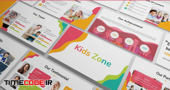 Kids Zone - Playful Powerpoint Template