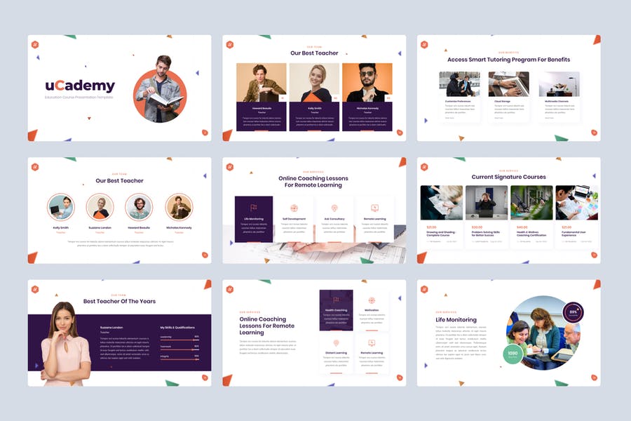UCademy - Education Course PowerPoint Template