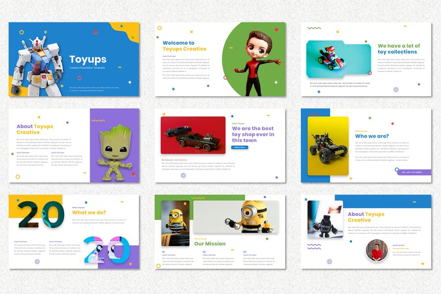 Toyups - Kids Toy Powerpoint Templates