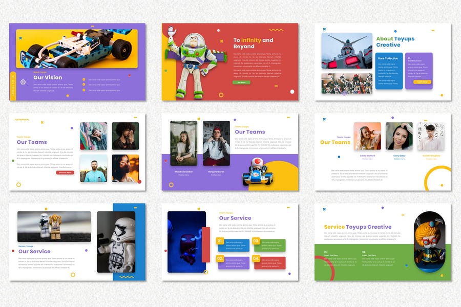 Toyups - Kids Toy Powerpoint Templates