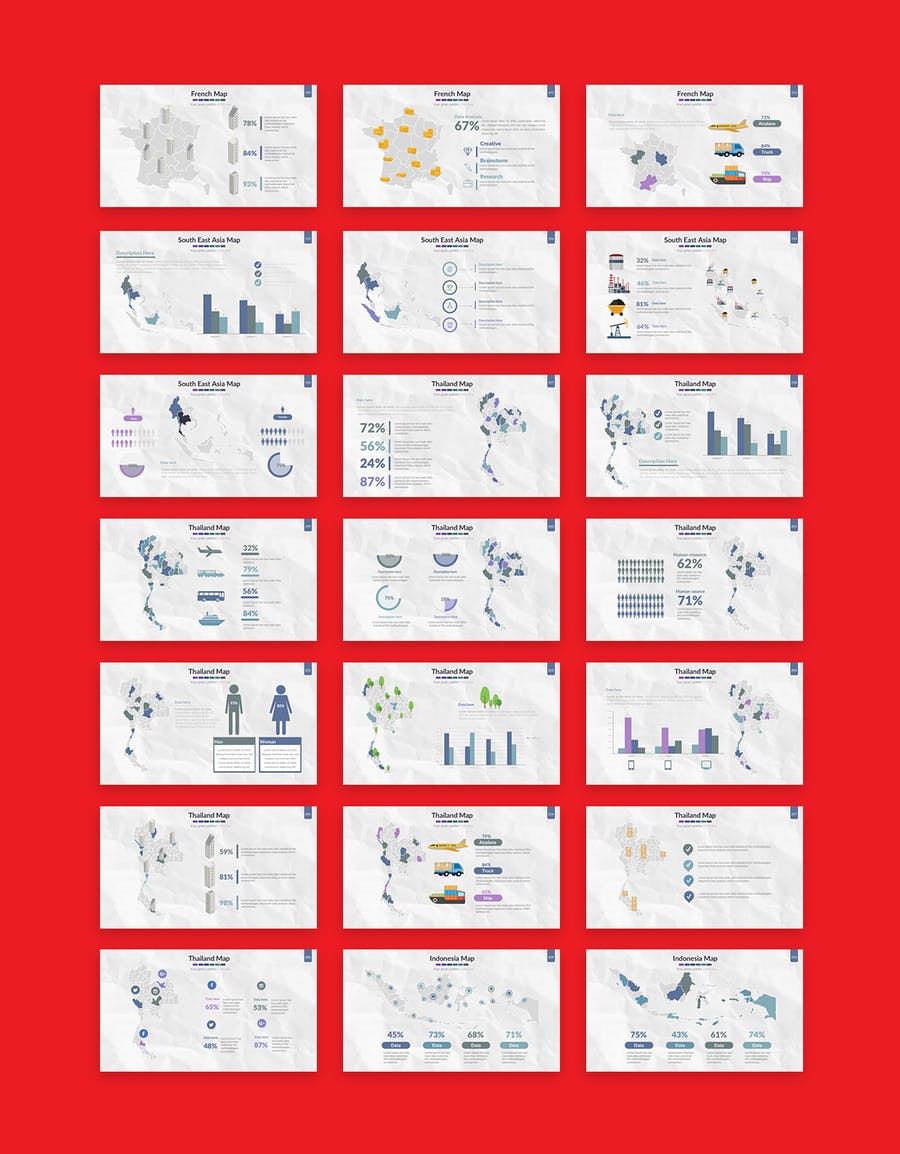 Map Powerpoint Template
