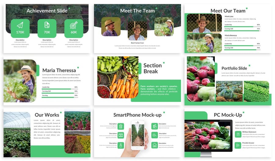 Vegeplant - Farm Powerpoint Template