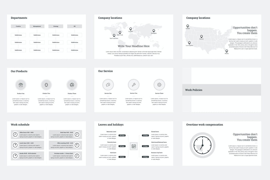 HR Human Resources PowerPoint Template