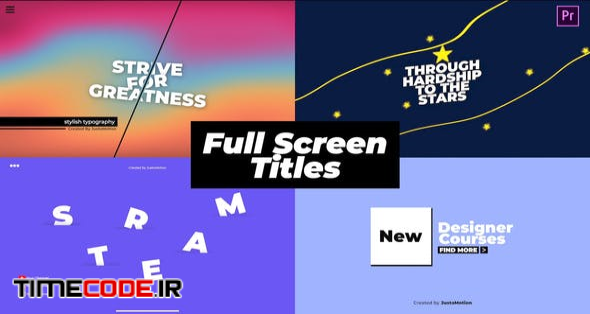  Full Screen Titles 