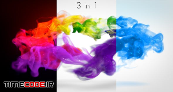  Colorful Smoke Logo Reveal II 