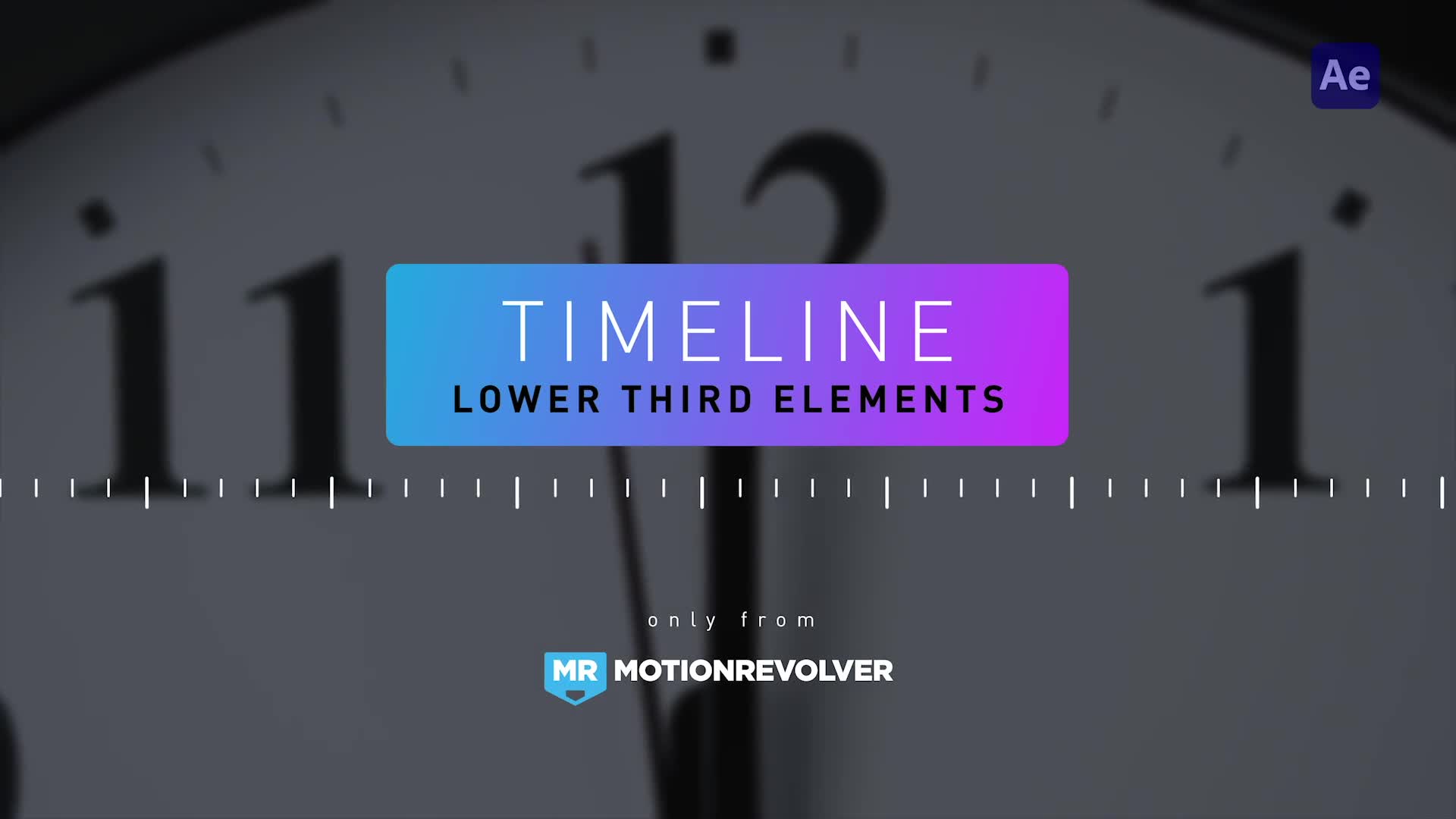  Timeline Lower Third Elements 