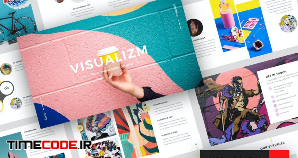 Visualizm - Pop Art & Graffiti PowerPoint Template