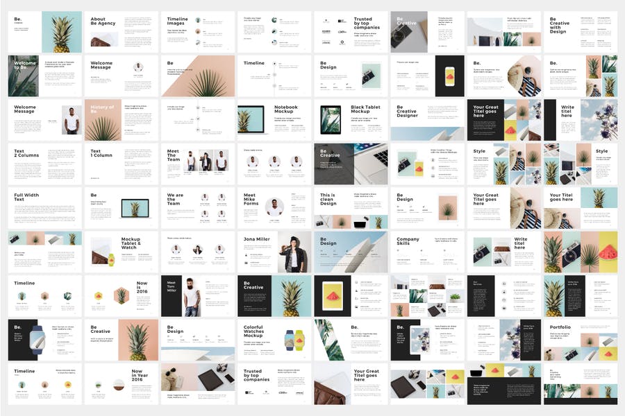 Be. Powerpoint Presentation Template
