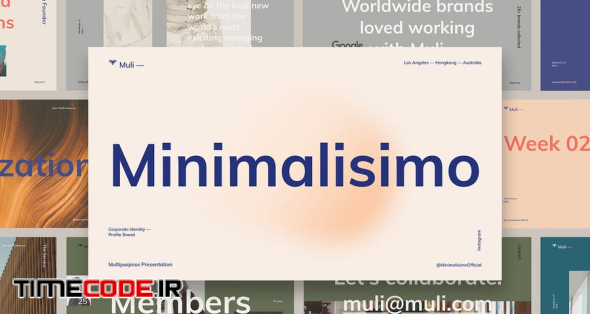 Muli™ Minimalist Powerpoint Presentation
