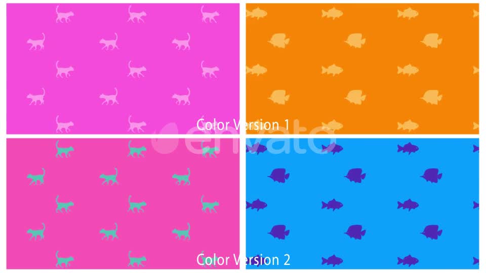 Animal Silhouette Pattern Backgrounds