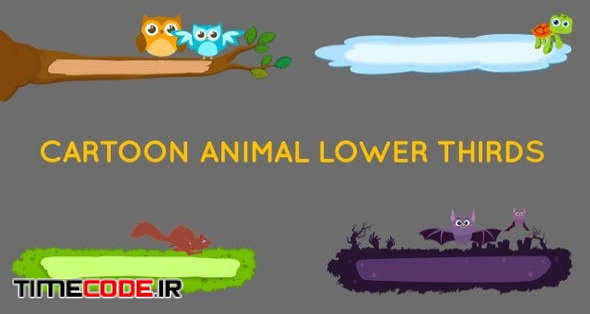 Cartoon Animal Lower Thirds