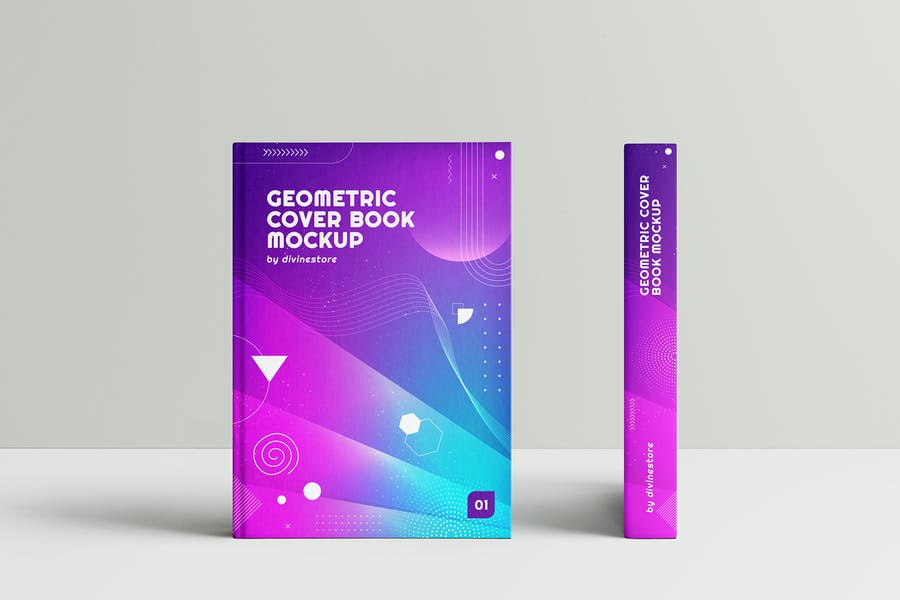 Geometric Cover Book Mockup