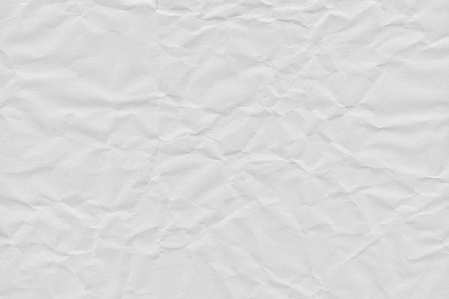 White Crumpled Paper Textures