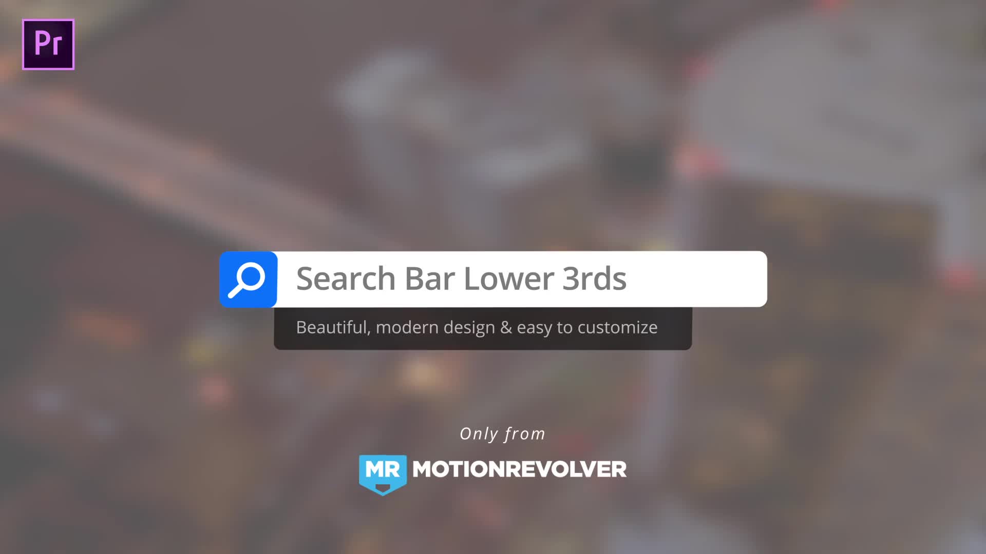 Search Bar Titles & Lower Thirds | MOGRT For Premiere Pro