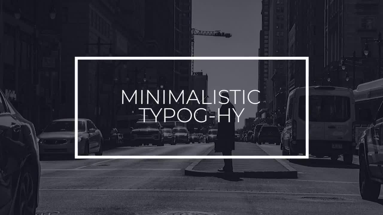 Minimalistic Typography Pack #2