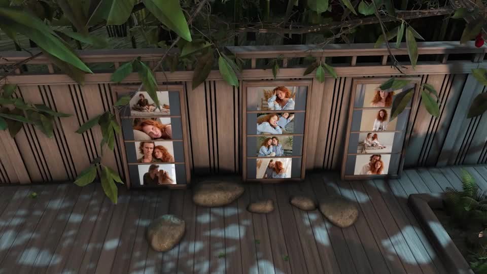  Photo Gallery in a Garden at Night 