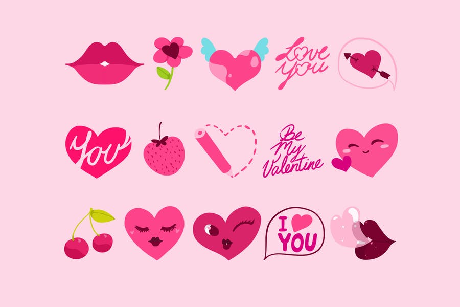 Be My Valentine Icons