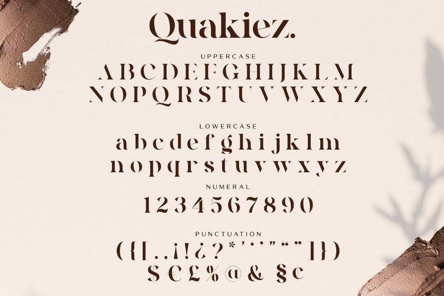 Quakiez - Luxury Modern Serif
