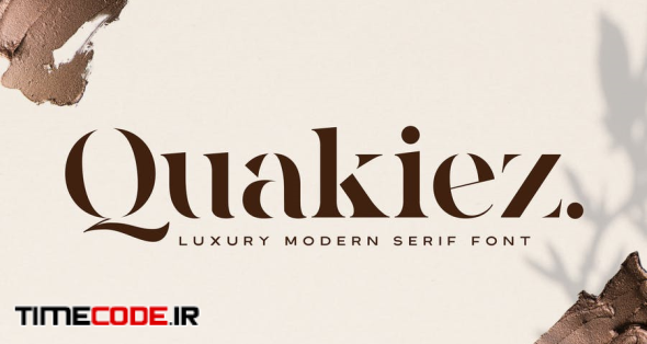 Quakiez - Luxury Modern Serif