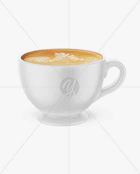 Ceramic Coffee Cup Mockup in Cup & Bowl Mockups on Yellow Images Object Mockups
