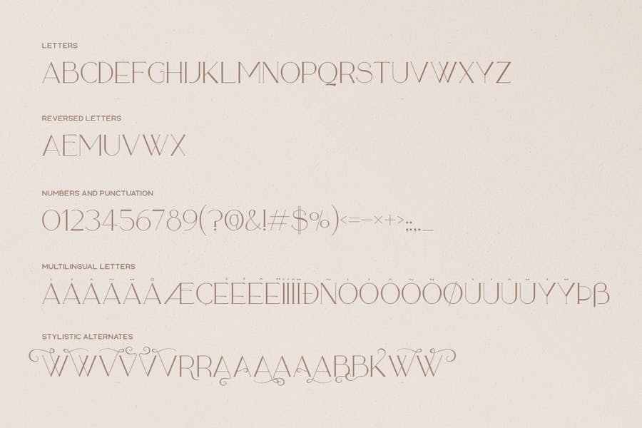 Sequoia Typeface