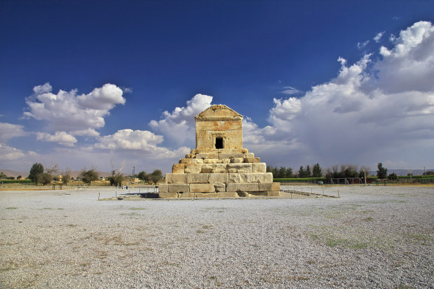 Pasargadae tomb and necropolis, iran 