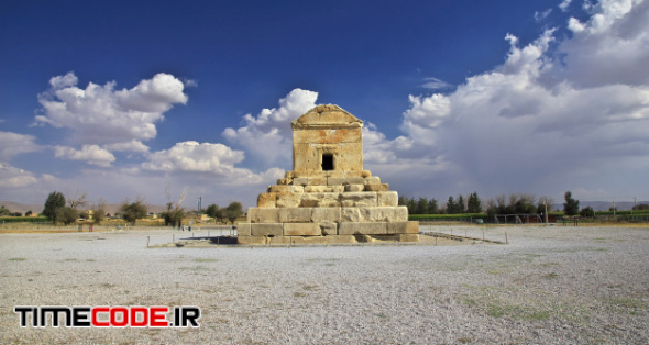 Pasargadae tomb and necropolis, iran 