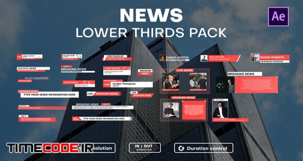  News Lower Thirds Pack 