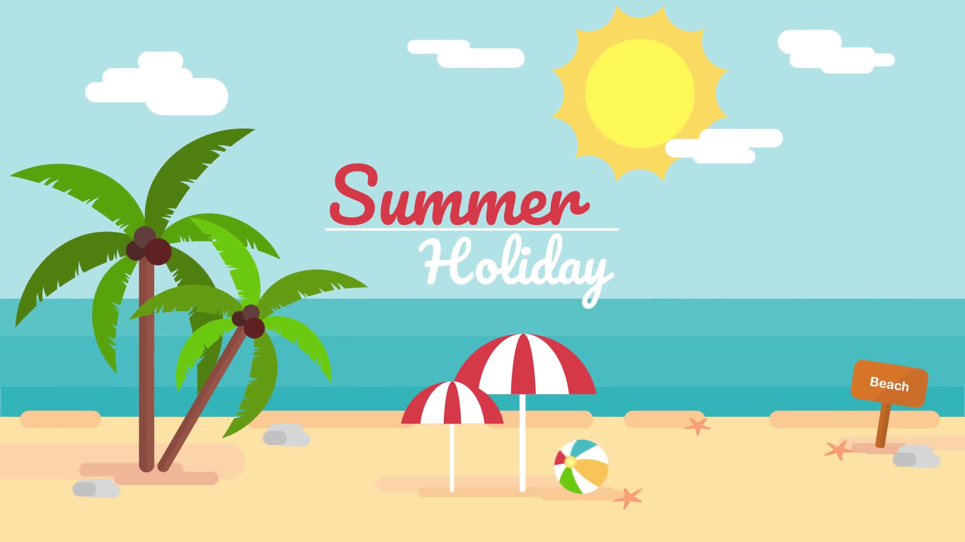  Summer Background | After Effects 