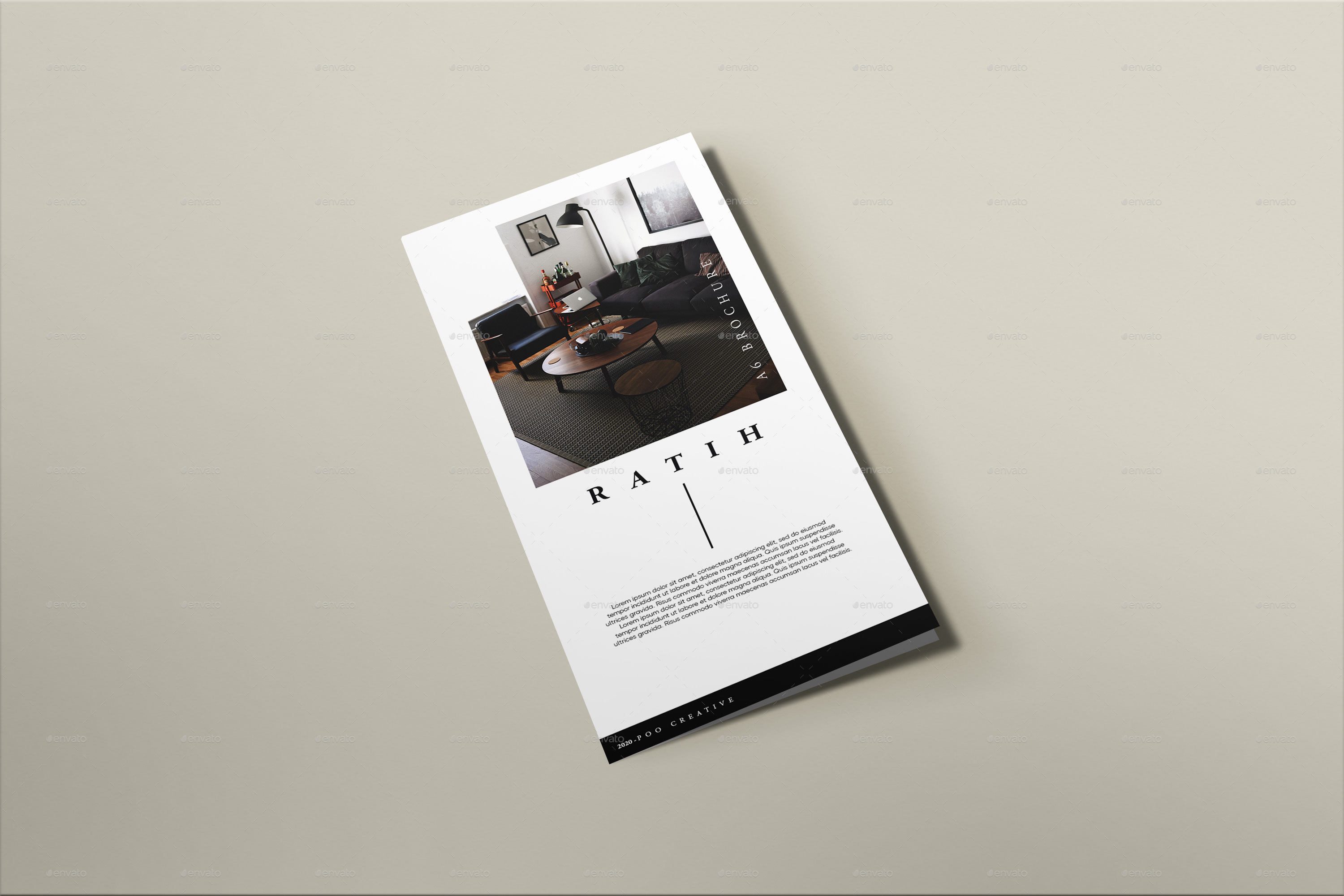 Ratih - DL Bifold Brochure Mockup