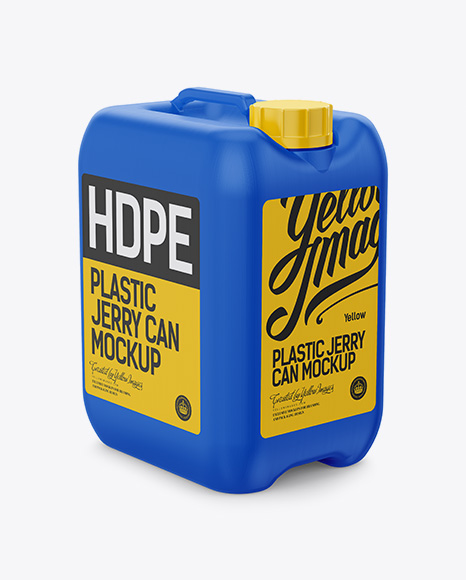 10L HDPE Jerry Can Mockup 